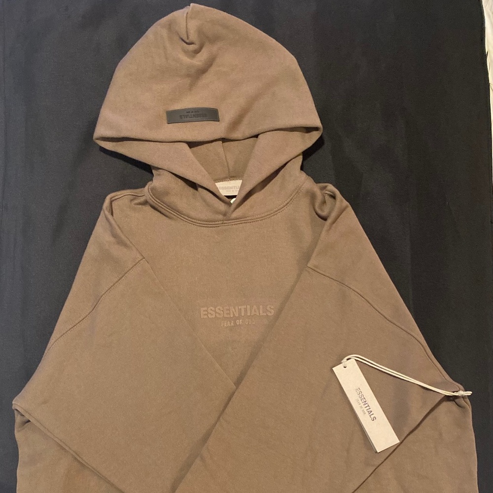 Fear of God Essentials Hoodie ‘Wood’